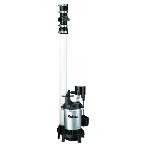 B & K Flotec Easy Sump 1/2 HP 4200 gph Zinc Vertical Float Switch AC Submersible Sump Pump FPZS50RP - main